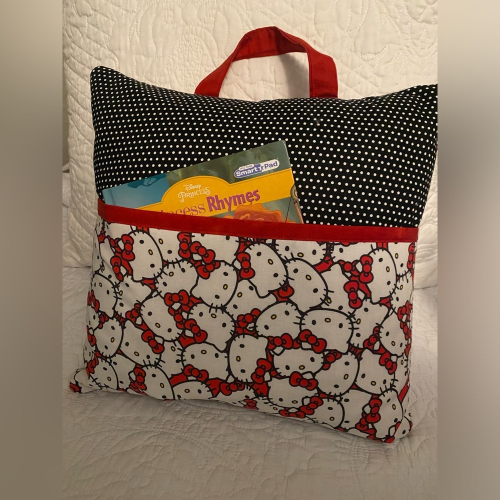 Kids book and iPad pillow